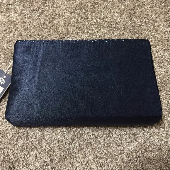 Charming Tailor Midnight Blue Studded Clutch - Picture 4 of 10